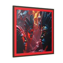 Load image into Gallery viewer, Vibrant Tribal Art Canvas Print - Framed Multi-Color Decor
