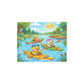 Rich and Rich Ducks Kayaking Wooden Kids Jigsaw Puzzle 120-Piece Wall Art - Rich and Rich Homeopportunities