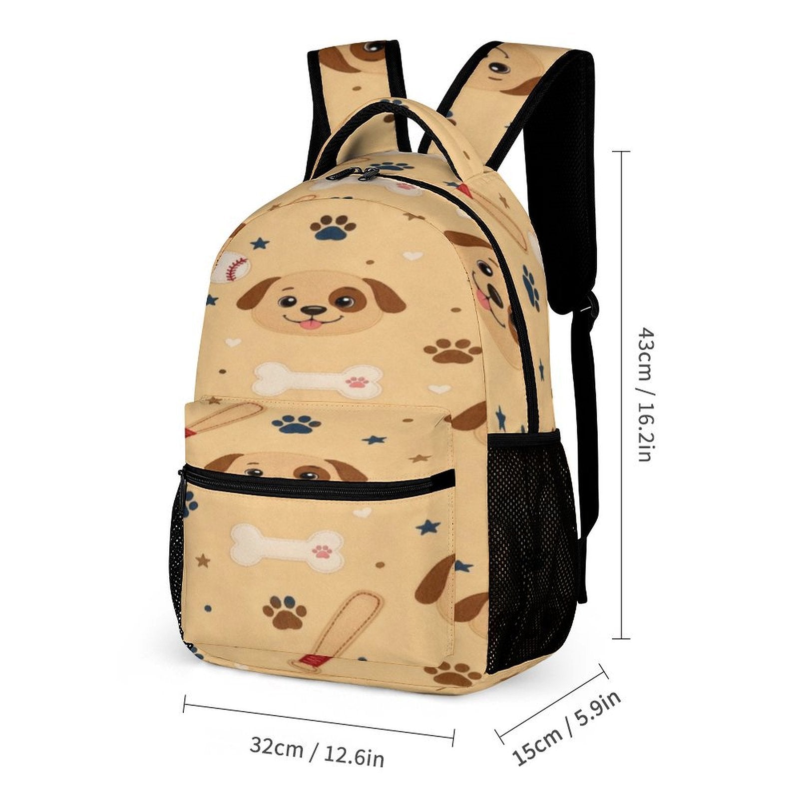 Rich and Rich Sport Utility Dogs and Baseball Backpack 3 Piece Set Combination
