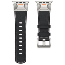 Load image into Gallery viewer, Mecha-Inspired Vintage Leather Band for Apple Watch

