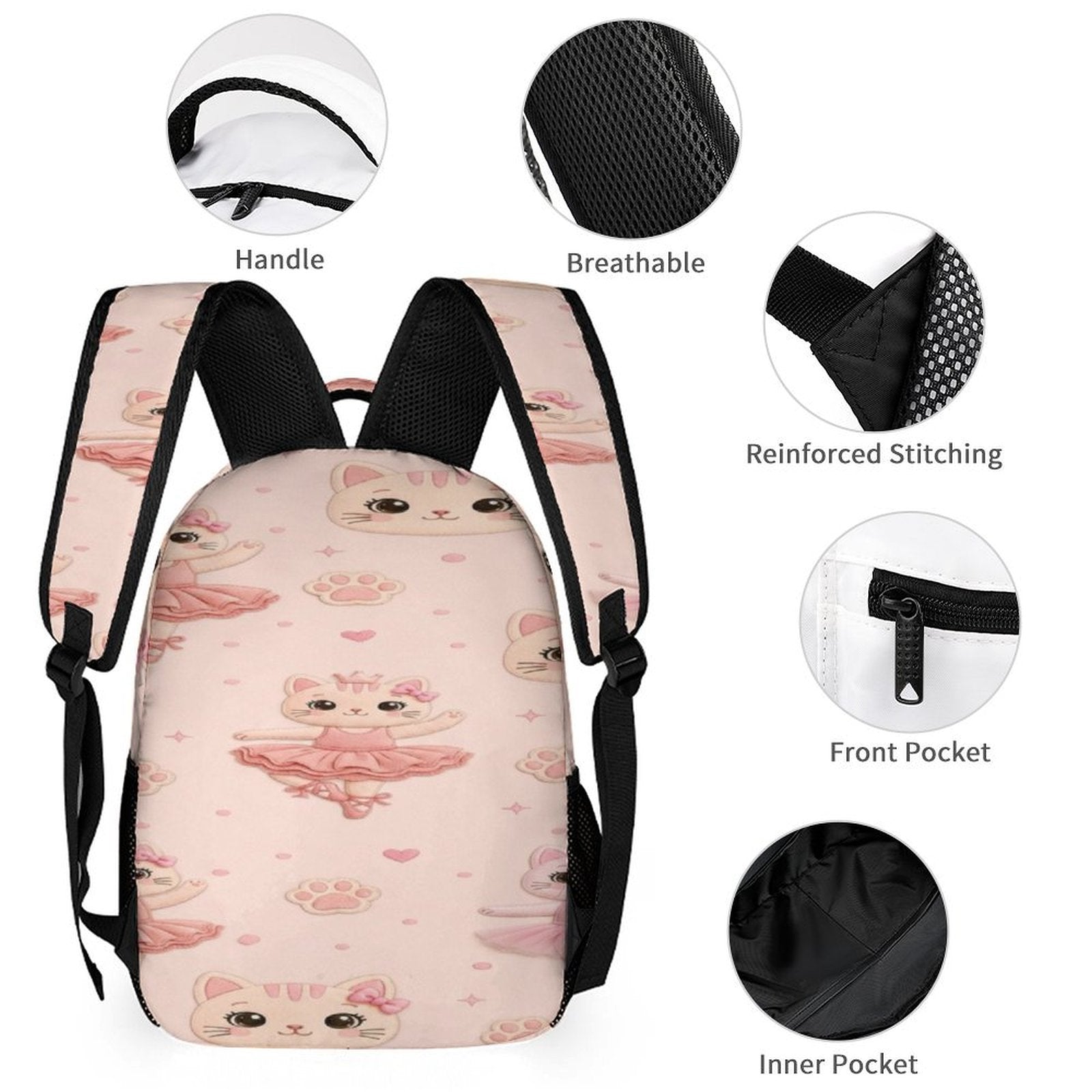 Rich and Rich Sport Utility Girls Ballerina Cats Three Piece Combination Set - Rich and Rich Homeopportunities