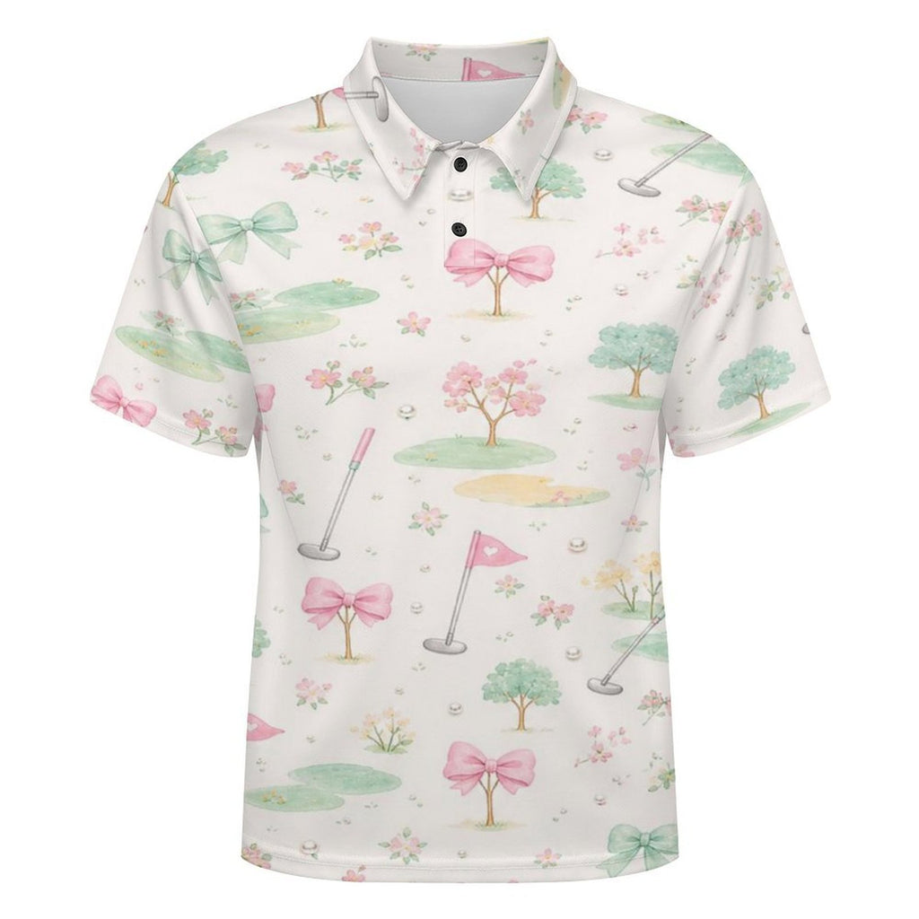 Rich and Rich Multicolor Graphic Women’s Polo Shirt | Lightweight Breathable Pique Polo