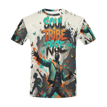 Load image into Gallery viewer, Rich and Rich Soul Tribe Rise Men's Multicolor Beige T-Shirt | Men's Graphic Streetwea
