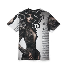 Load image into Gallery viewer, Artistic Unisex Cut &amp; Sew Tee, Unique Graphic Shirt, Statement Tee for Fashion Lovers, Edgy Art Tee, Casual Wear for Special [...]
