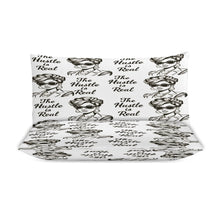 Load image into Gallery viewer, Rich and Rich The Hustle Is Real White 3-Piece Bedding Set (1 Duvet Cover + 2 Pillow Shams)
