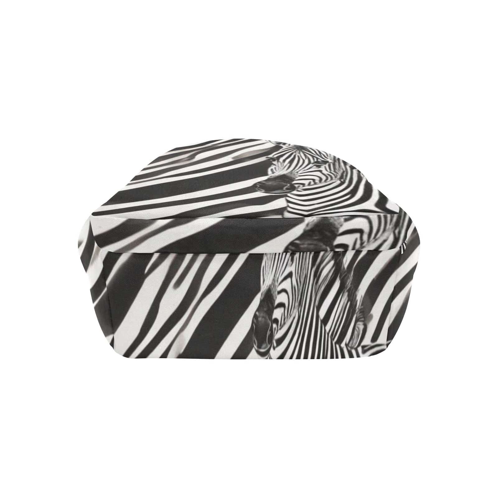 R&RH Zebra Design Multifunctional Backpack with multiple pockets and durable 1200D nylon fabric