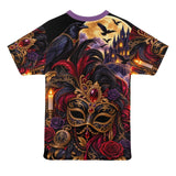 Rich & Rich Raven’s Masquerade Halloween Women's Black T-Shirt
