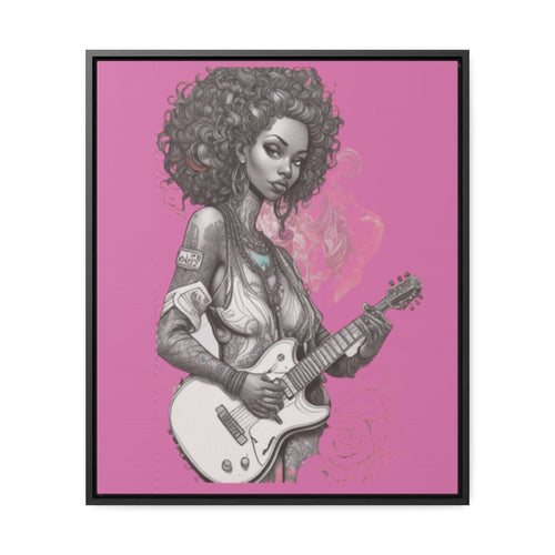 R&RH Guitar Girl Portrait Frame - Rich and Rich Homeopportunities 