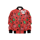 Critter Kicks Red Lady Bug Girls Bomber Jacket