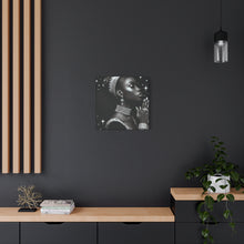 Load image into Gallery viewer, Elegant Black Woman Canvas Art - Stretched Wall Decor for Home
