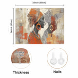 32 x 24 portrait canvas wall art showing a stylized figure in warm tones — product detail