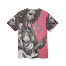 Load image into Gallery viewer, R&amp;RH Guitar Girl Unisex T-shirt
