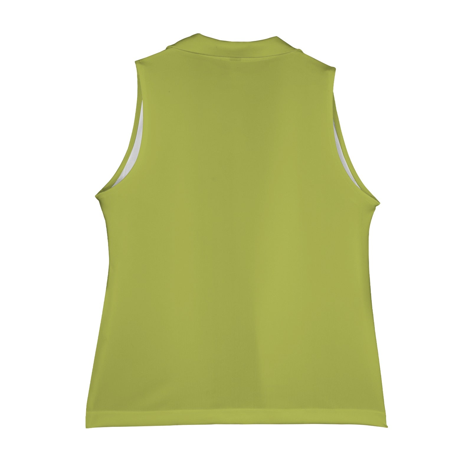 Rich and Rich Lime Sleeveless Blazer for Women