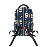a Varsity Prep Boys Blue Signage Large Capacity Backpack
