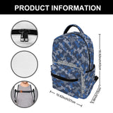 a Modern Camo Boys Royal Blue Large Capacity Backpack
