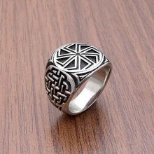 Load image into Gallery viewer, Personalized Viking Ring - Retro Nordic Men&#39;s Titanium Steel Ring
