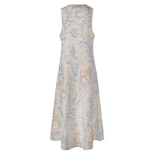 Load image into Gallery viewer, Rich &amp; Rich Women's Champagne Garden Embossed Sleeveless Maxi Dress with Pockets - Rich and Rich Homeopportunities
