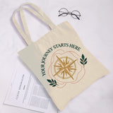 Rich and Rich Dream in Motion Sunset Journey Women's Beige Tote Bag