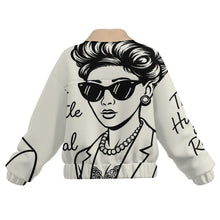 Load image into Gallery viewer, Rich and Rich The Hustle Is Real Women&#39;s Patch Pocket Fleece Beige Jacket
