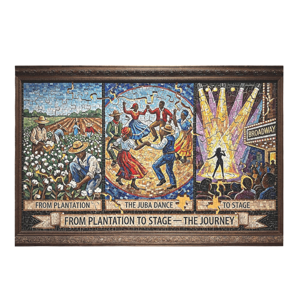 From Plantation to Stage — The Journey Panoramic Mosaic Jigsaw Puzzle