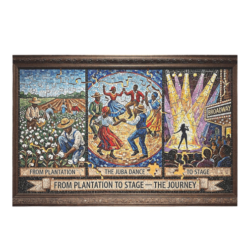 From Plantation to Stage — The Journey Panoramic Mosaic Jigsaw Puzzle
