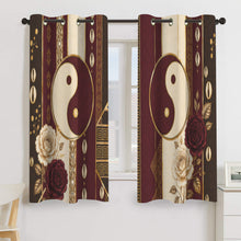 Load image into Gallery viewer, Rich and Rich Harmony Heritage Blackout Fabric Grommet Curtain 52 x 63 inch Set of 2
