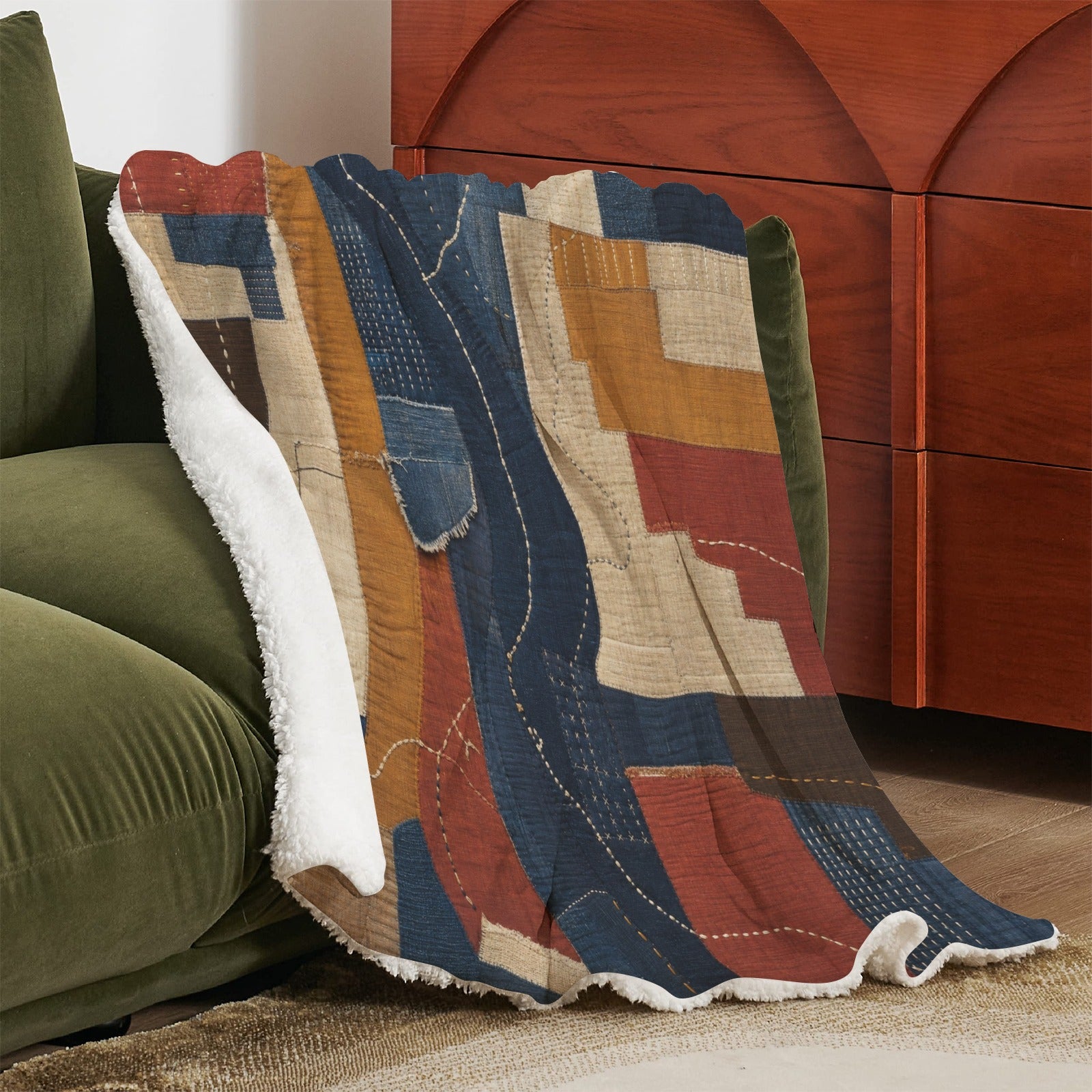 Rich and Rich Gee Inspired Sherpa Fleece Blanket 50 x 60 - Rich and Rich Homeopportunities