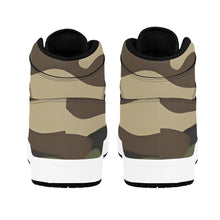 Load image into Gallery viewer, R&amp;RH Camo Green Mens High Top Sneaker Men&#39;s High Top Sneakers (Model 20042)
