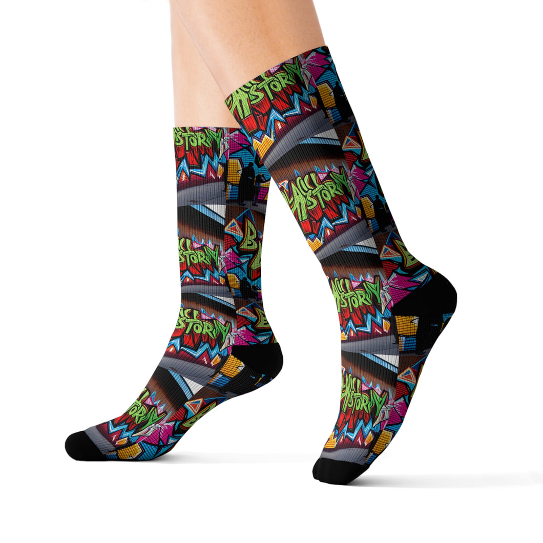 R&RH Black History Sublimation Socks