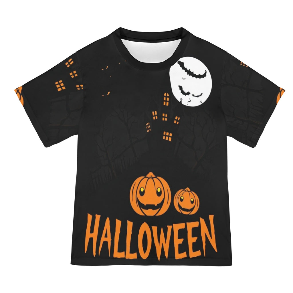 Rich and Rich Halloween graphic black women's all-over print t-shirt