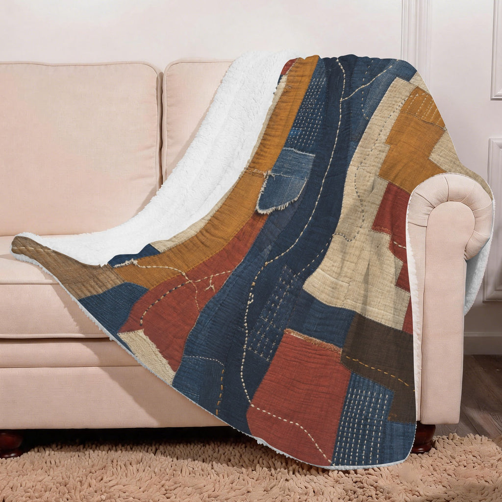 Rich and Rich Gee Inspired Sherpa Fleece Blanket 50 x 60 - Rich and Rich Homeopportunities