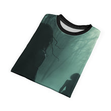 Load image into Gallery viewer, Mystical Forest Unisex Tee, Gloomy Atmosphere T-Shirt for Nature Lovers, Art Tee for Halloween, Unique Gift for Friends, Customizable [...]
