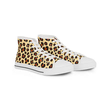 Load image into Gallery viewer, R&amp;RH Leopard Print High Top Sneakers for Stylish Comfort
