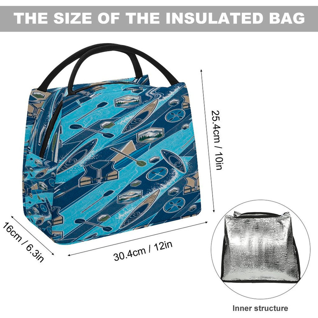 Rich and Rich Sport Utility Kayak / Water Adventure Trapezoid Lunch Bag