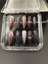 Load image into Gallery viewer, 1037- Handmade press on nails fake nails removable
