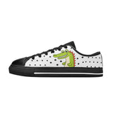 Critter Kicks Boys’ Croc Rock Black Canvas Sneakers