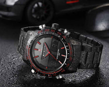Load image into Gallery viewer, Kairos Naviforce 9024 Men’s Sports Quartz Watch with Dual Display
