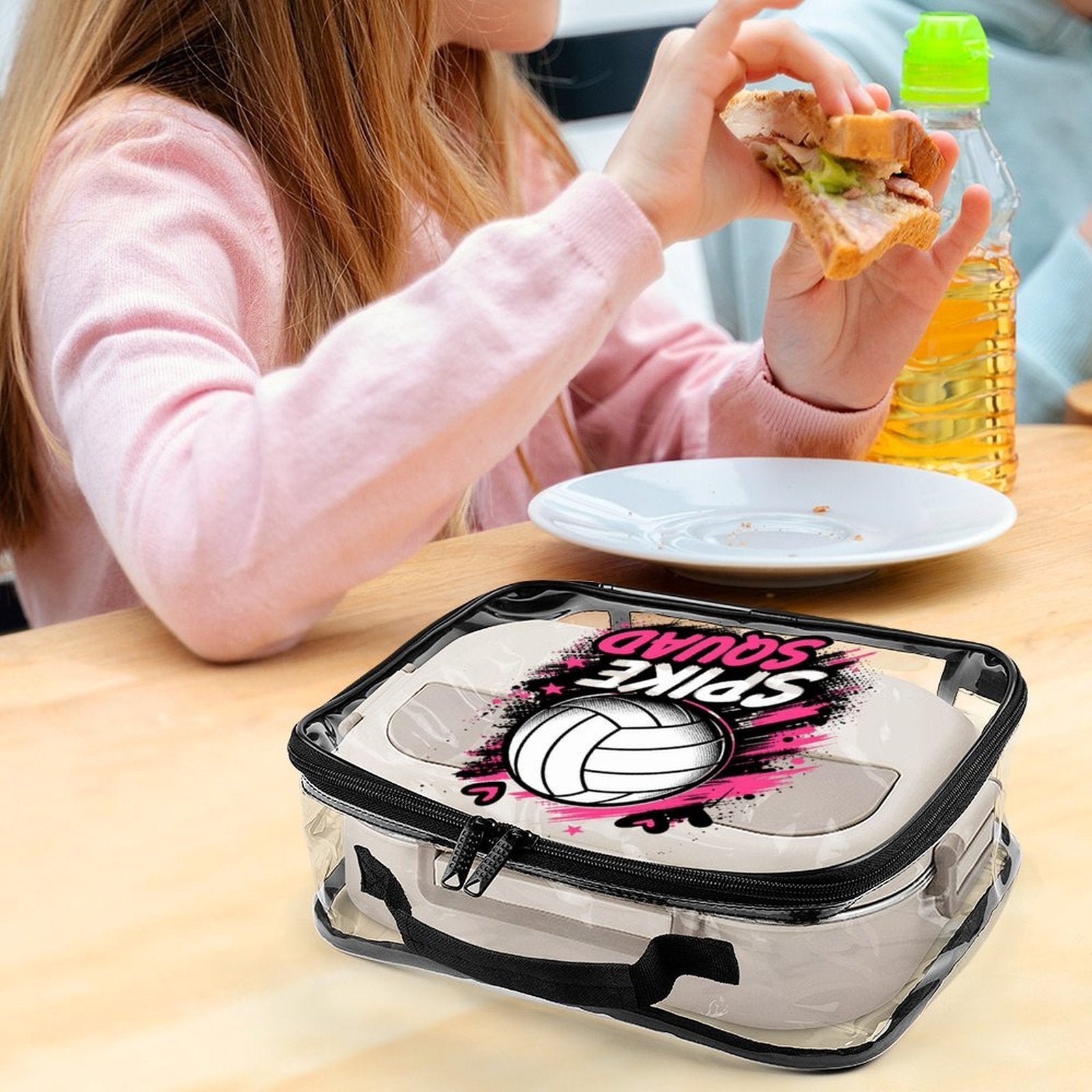 Rich and Rich Spike Squad 3 Piece Clear Backpack