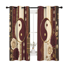Load image into Gallery viewer, Rich and Rich Harmony Heritage Blackout Fabric Grommet Curtain 52 x 63 inch Set of 2
