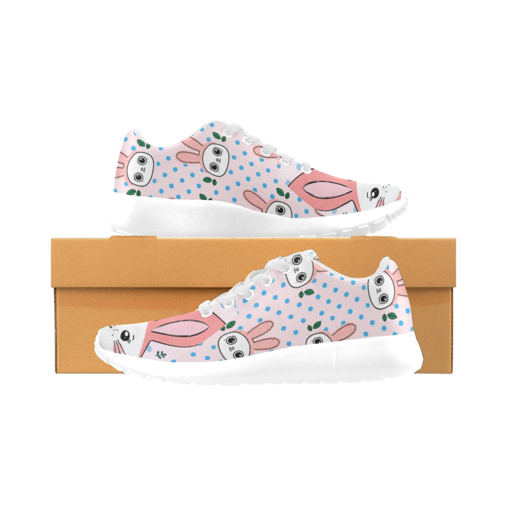 Rich and Rich Girls Pink Bunny Running Shoes | Lightweight Kids Athletic Sneakers