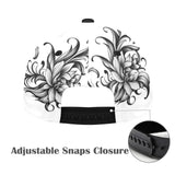 Rich and Rich Men's White Floral Abstract Snapback Hat