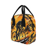 Rich and Rich Orange Sport Utility Cycling Lunch Bag