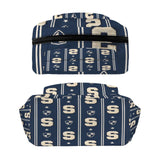 a Varsity Prep Boys Blue Signage Large Capacity Backpack