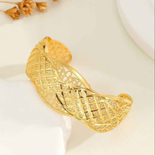 Load image into Gallery viewer, Hip-Hop Women&#39;s Moon Necklace - Chic 18K Gold-Plated Blue and White Bracelet Jewelry
