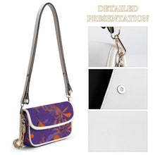 Load image into Gallery viewer, Rich &amp; Rich Purple Passion Botanical Flap Shoulder Handbag - Rich and Rich Homeopportunities
