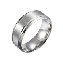Load image into Gallery viewer, Unisex Stainless Steel Wedding Ring 8 mm – Black/Gold/Silver
