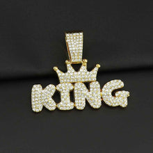 Load image into Gallery viewer, Men&#39;s Fashion Necklace with Diamond Pendant in Alloy
