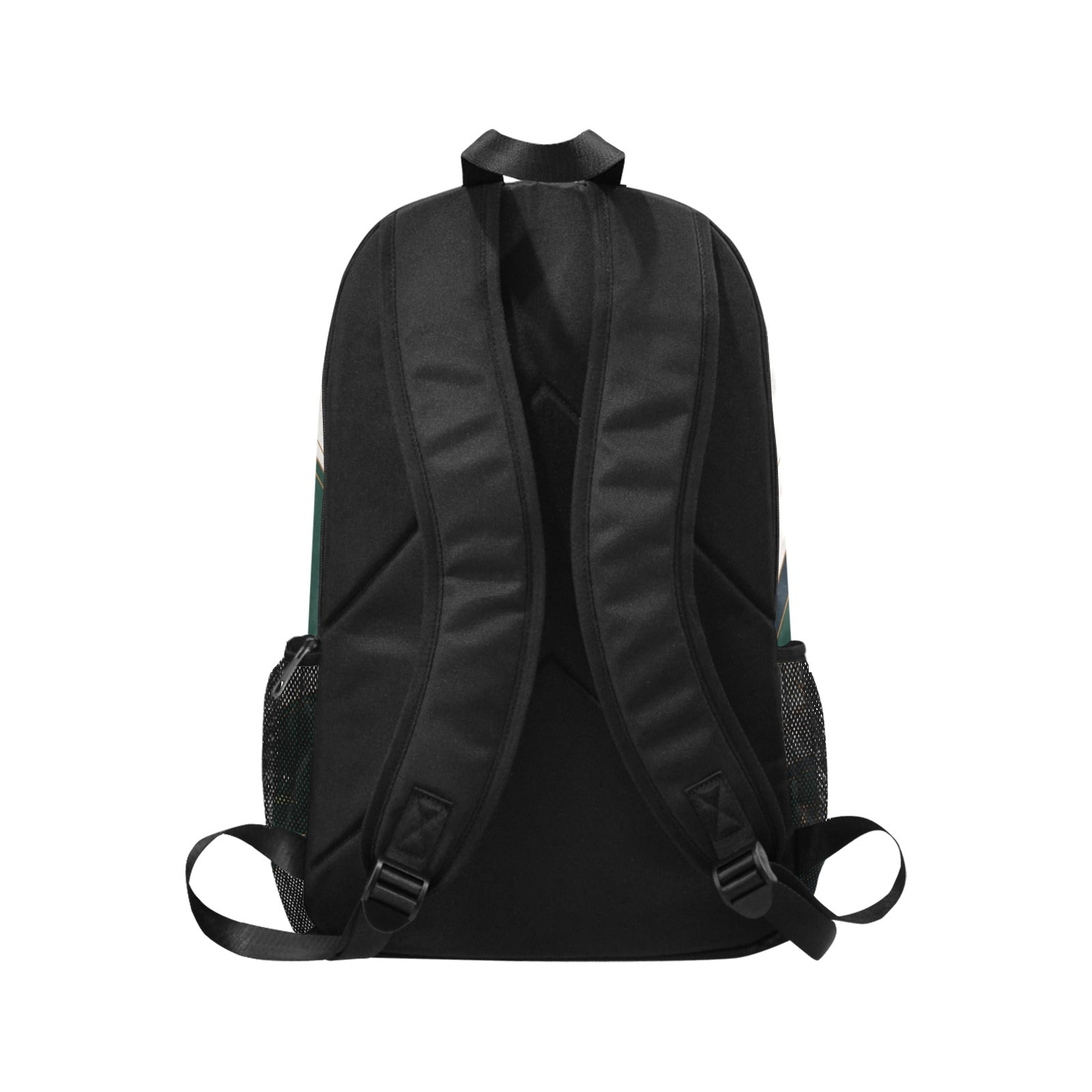 A Rich and Rich Men's Green Designer Golf Backpack Fabric Backpack with Side Mesh Pockets (Model 1659) - Rich and Rich Homeopportunities