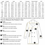 Chocolate brown men's double-breasted coat with circular geometric pattern and sherpa lining — rear view