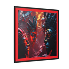 Load image into Gallery viewer, Vibrant Tribal Art Canvas Print - Framed Multi-Color Decor
